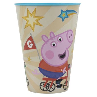 Peppa Pig Becher Kinder 430 ml Trinkbecher für Kita & Frühstück