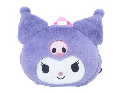 Hello Kitty Kuromi Plüschrucksack Kinder Rucksack kuschelig mit Reißverschluss