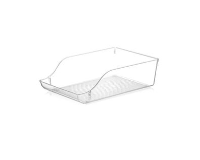 Kühlschrank-Organizer 22,5 x 10 cm, offenes Design in Transparent