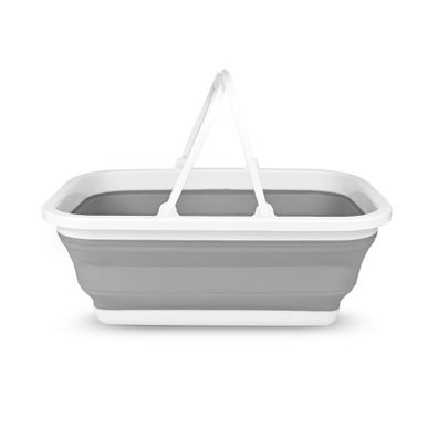 Platinet Faltbarer Picknickkorb Klappbarer Korb für Obst Gemüse und mehr Outdoor