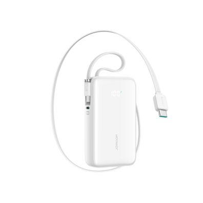 Joyroom JR-PR2 35W 10000mAh Powerbank mit einziehbarem USB-C-Kabel und integrierte