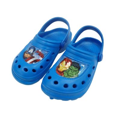 Avengers Kinder Clogs Sandale mit Fersenriemen und rutschfester Sohle für Alltag