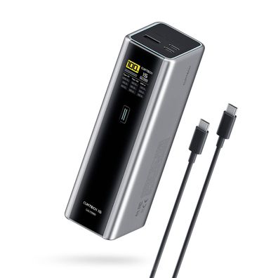Cuktech Powerbank CKPB200UGLGR 210W 20000mAh 2 x USB-C 1 x USB-A - grau