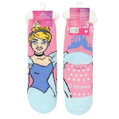 Disney Princess 1-Paar Sherpa Kinder Socke mit ABS Sohle