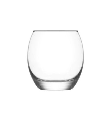 LAV Empire Wassergläser - 6er Set, 405 ml, transparent, modernes Design