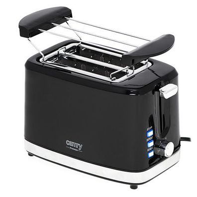 Camry CR 3218 2-Scheiben-Toaster mit 6 Stufen, 900 W - Schwarz