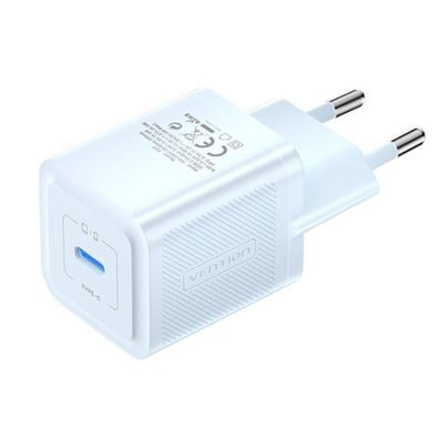 Wandladegerät 20W mit USB-C Anschluss Schnellladegerät GaN-Ladegerät