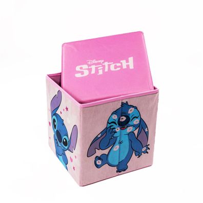 Disney Stitch Ordnungsbox mit Sitzfläche faltbare Kinderzimmer Aufbewahrungsbox
