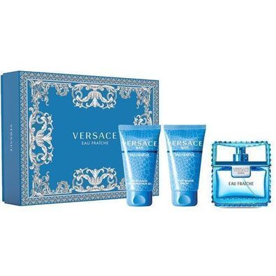 Versace Man Eau Fraiche Set: Eau de Toilette 50ml + Duschgel 50ml + After Shave