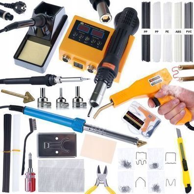 Rosfix Set Lötstation 2in1 660W + 80W Lötkolben + Kunststoffschweißer