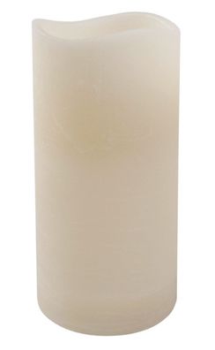 LED Wachs-Stumpenkerze Ø 10cm mit Pustefunktion Adventskerze Weihnachtsdeko