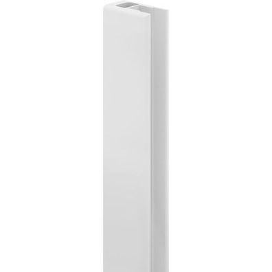 Mexen Wandprofil für Duschwand, weiß - 800-00-20