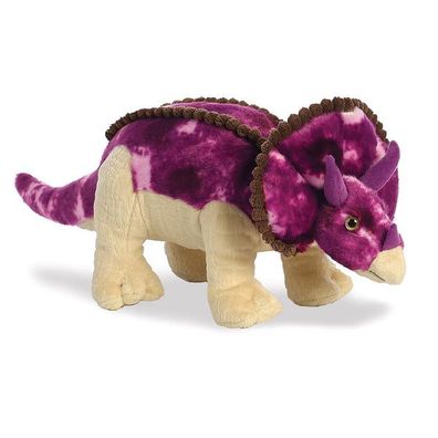 Aurora World Triceratops Dinosaurier Plüschfigur Stofftier Kuscheltier Plush