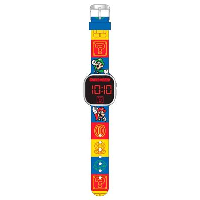 Nintendo Super Mario LED Kinder Armbanduhr