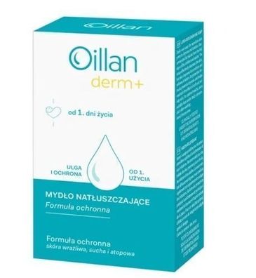 Oillan Derm+ Feuchtigkeitsseife, 100g