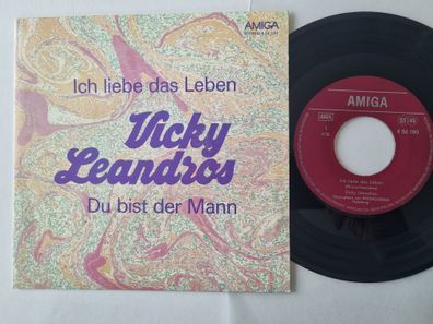 Vicky Leandros - Ich liebe das Leben 7'' Vinyl Amiga