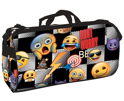 Kinder Sporttasche Emoji Sticker Sportbag NEU NEW