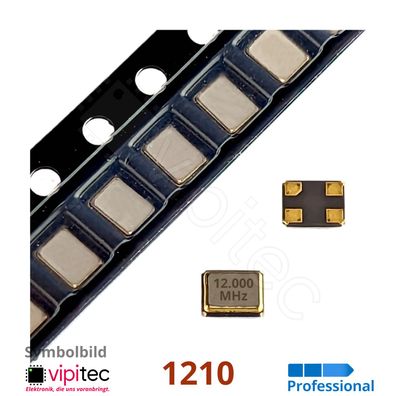 12 MHz Schwingquarz 1210 3225 SMD Uhr Mini Quarz Resonator Taktgeber Kristall