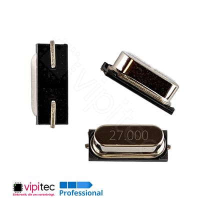27 MHz HC-49SMD Schwingquarz SMD Uhr Quarz Resonator Taktgeber Kristall HC49SMD