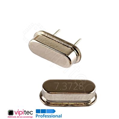 7,3728 MHz HC-49S Schwingquarz THT Uhr Quarz Resonator Taktgeber Kristall HC49S