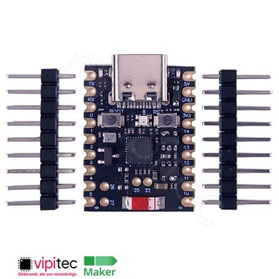 ESP32-H2 Super Mini Board USB-C Low-Power Bluetooth 5.3 LE 4MB Flash 96MHz