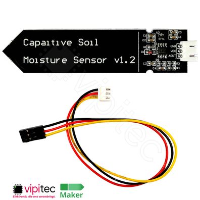 Kapazitiver Feuchtigkeitssensor | Bodenfeuchte Sensor für Arduino & Raspberry Pi
