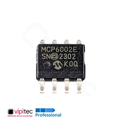 MCP6002 Operationsverstärker SMD SO-8 1,8..5,5V OpAmp/Operational Amplifier
