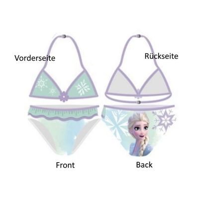 Disney Frozen Eiskönigin Kinder Bikini Elsa Swimwear Badeanzug 8 Jahre Lila