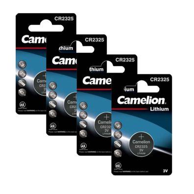 4x Camelion CR 2325 3V Lithium Batterie 2325 Knopfzelle 190mAh ø23x2,5mm
