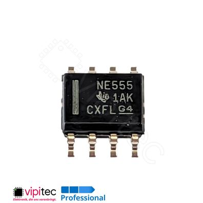 NE555 Präzisions-Zeitgeber SMD SO-8 500kHz 4,5..16V 0..70°C Timer