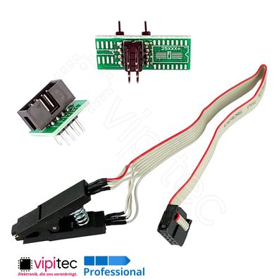 SOP8 SOIC8 Test-Clip, EEPROM BIOS Programmierer SMD Flash DIP IC Adapter Klammer