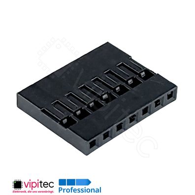 1x7 Gehäuse | 7-polig für Crimpkontakt Dupont Connector Housing Jumper Stecker