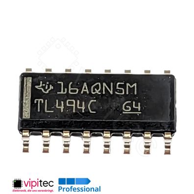 TL494 PWM-Controller SMD SO-16 300kHz 7..40V 70°C PWM Regler Steuerung TL494CD