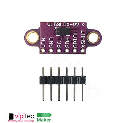 VL53L0X Infrarot Time-of-Flight Distanzsensor 3,3V 5V IR Laser ToF I2C Modul