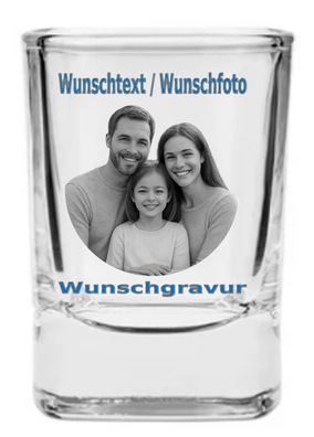 Schnapsglas mit Wunschgravur