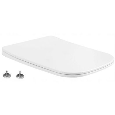 Mexen Sitz mit Absenk-Automatik schlank, duroplast, Weiß - 39060100