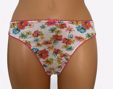 Damen Slip Unterhose - Heine - Blümchen