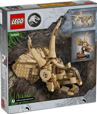 LEGO® Jurassic World 76969 Dinosaurier-Fossilien Triceratops-Schädel