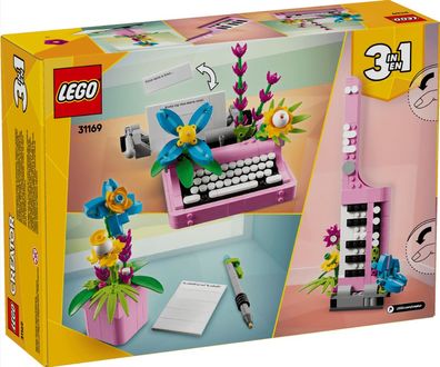 LEGO® Creator 31169 Schreibmaschine mit Blumen