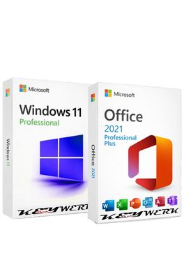 Microsoft Office 2021 Professional Plus + Windows 11 Pro Bundle