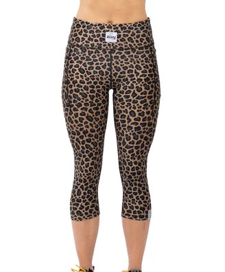 EIVY Funktions Leggings Pocket 3/4 tights Leopard - Größe: XS