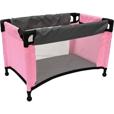 Puppenreisebett klappbares Puppenbett faltbares Puppen Reisebett Klappbett Rosy