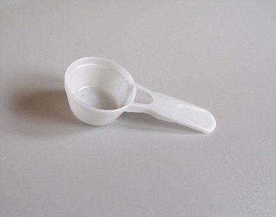 Pulver Messlöffel 17ml Dosierlöffel Mini Schaufel Löffel Grau Kunststoff
