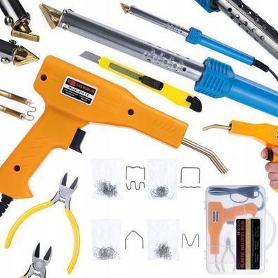 Rosfix Set Kunststoffschweißgerät 80W + Heftgerät | 600?°C, 200 Klammern