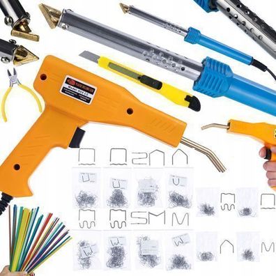 Rosfix Set Kunststoffschweißgerät 80W + 800 Klammern + Schweißdrähte | 600°C