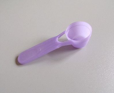 Mini Pulver Messlöffel 8,4ml Dosierlöffel Mini Schaufel Löffel Lila Kunststoff