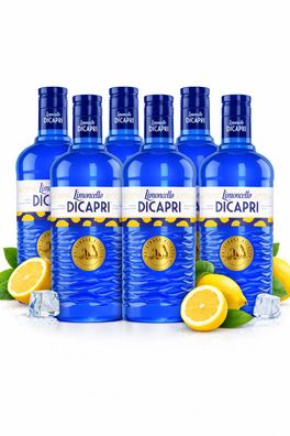 Limoncello Limoncello Di Capri Crema 6 x 0,5L – italienischer Zitronen-Cremelik