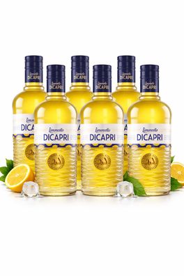 Limoncello Limoncello Di Capri 6 x 0,7L – italienischer Zitronenlikör mit 30% V