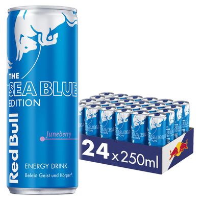 Red Bull Sea Blue Edition – 24×250 ml Tray – Erfrischender Energydrink im Somme