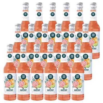 Soda Libre The Grapefruit – 18er-Set Pink Grapefruit & Limette – 18 x 0,33l Erf